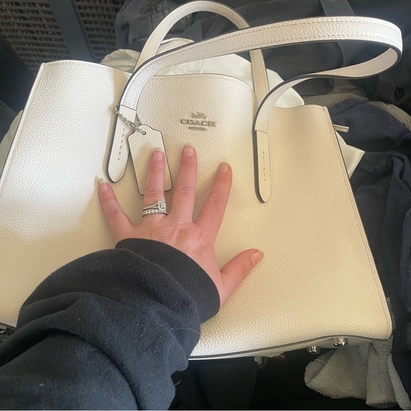 Coach Charlie Carryall 25137 Chalk White With Strap - Picture 10 of 10